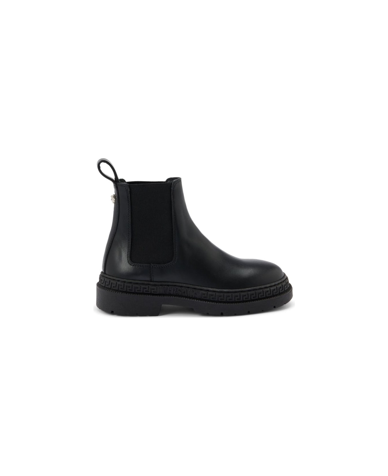 Versace Burgundy Baby Boots
