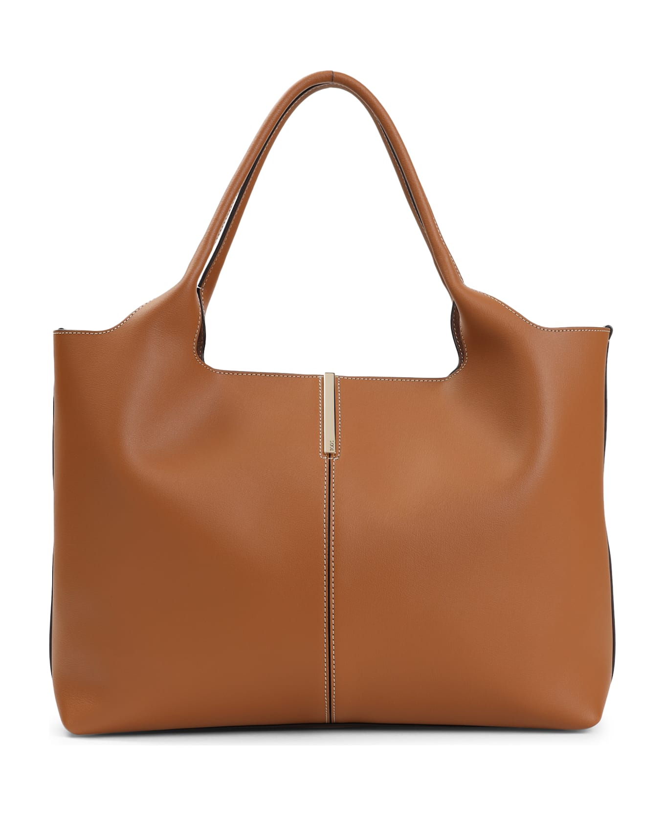 Tod's Ebr Shopping Tote Bag - Kenia Cacao