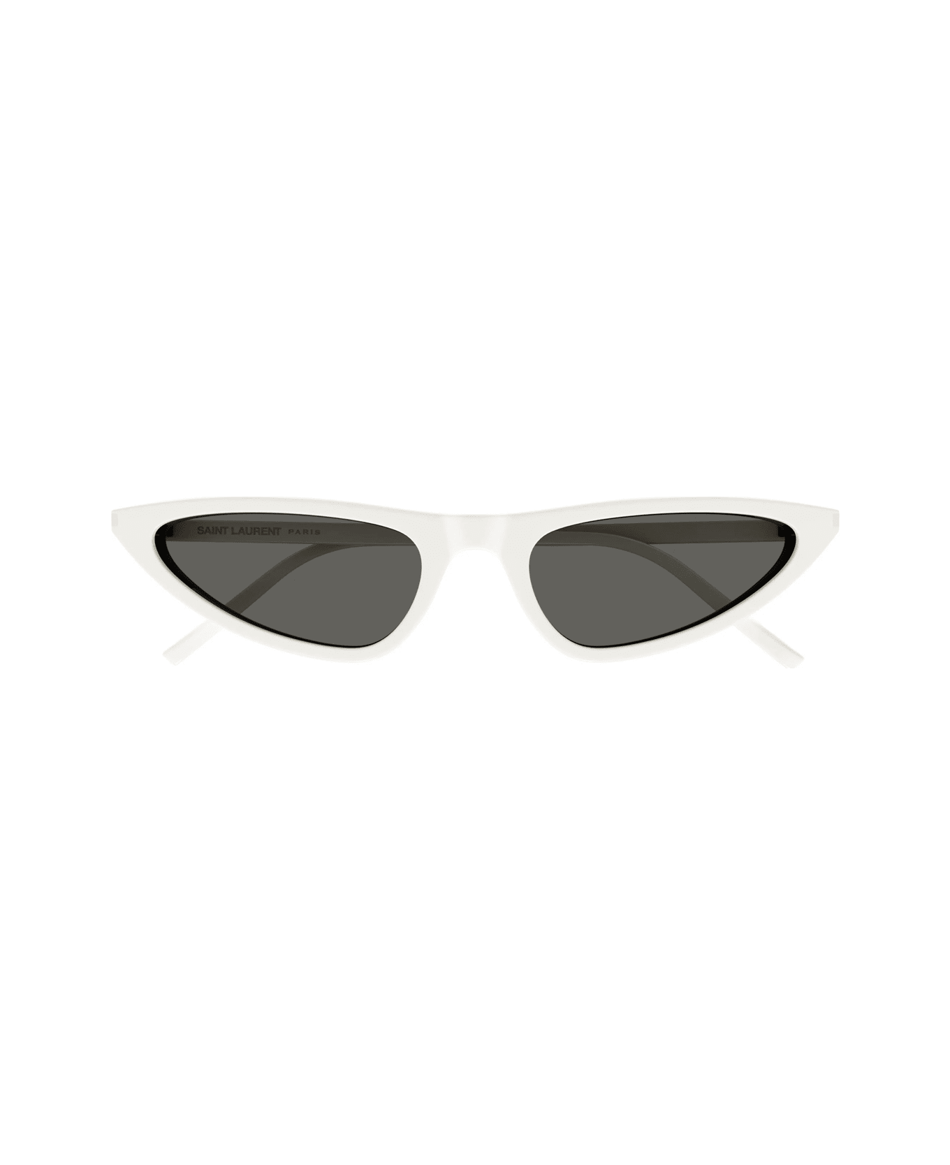 Saint Laurent Eyewear Sl 703 Brand Line Classic 003 White Sunglasses - Bianco