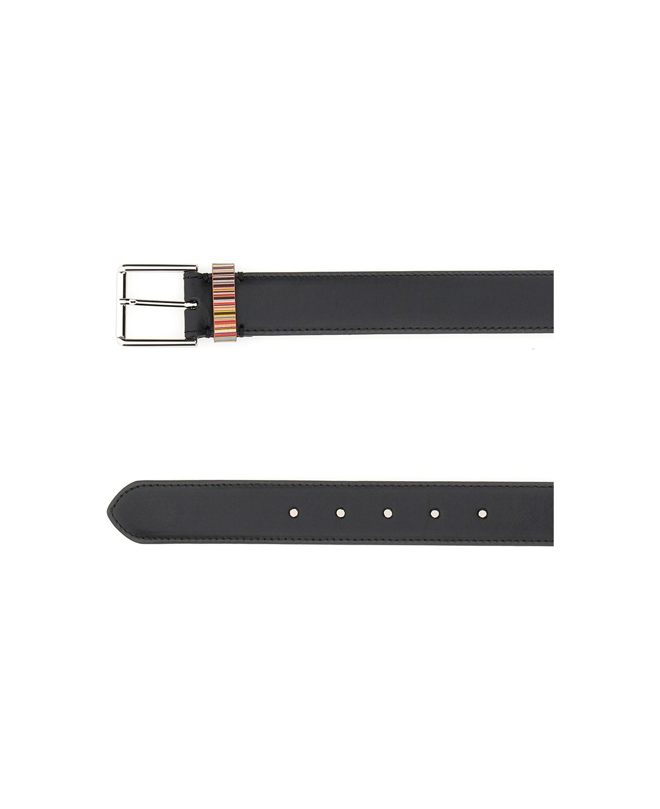 Paul Smith Leather Belt - Black ベルト