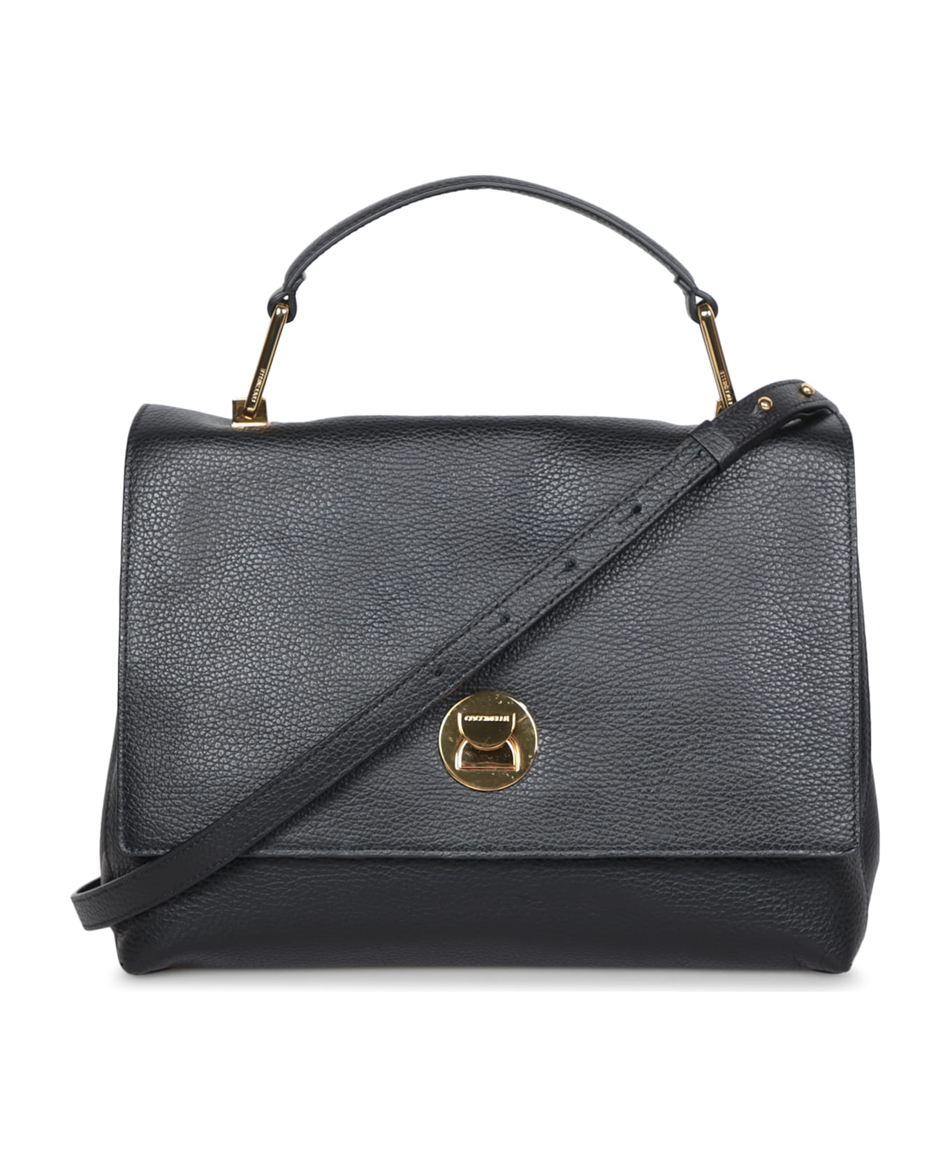 Coccinelle Liya Medium Black Bag - Black