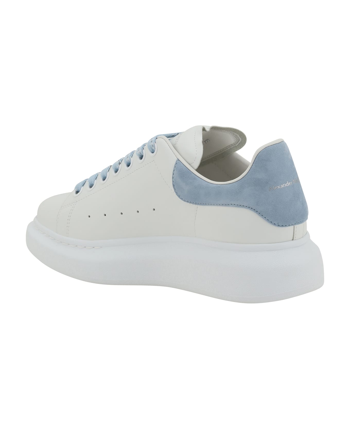 Alexander McQueen Sneaker - White/powder blue