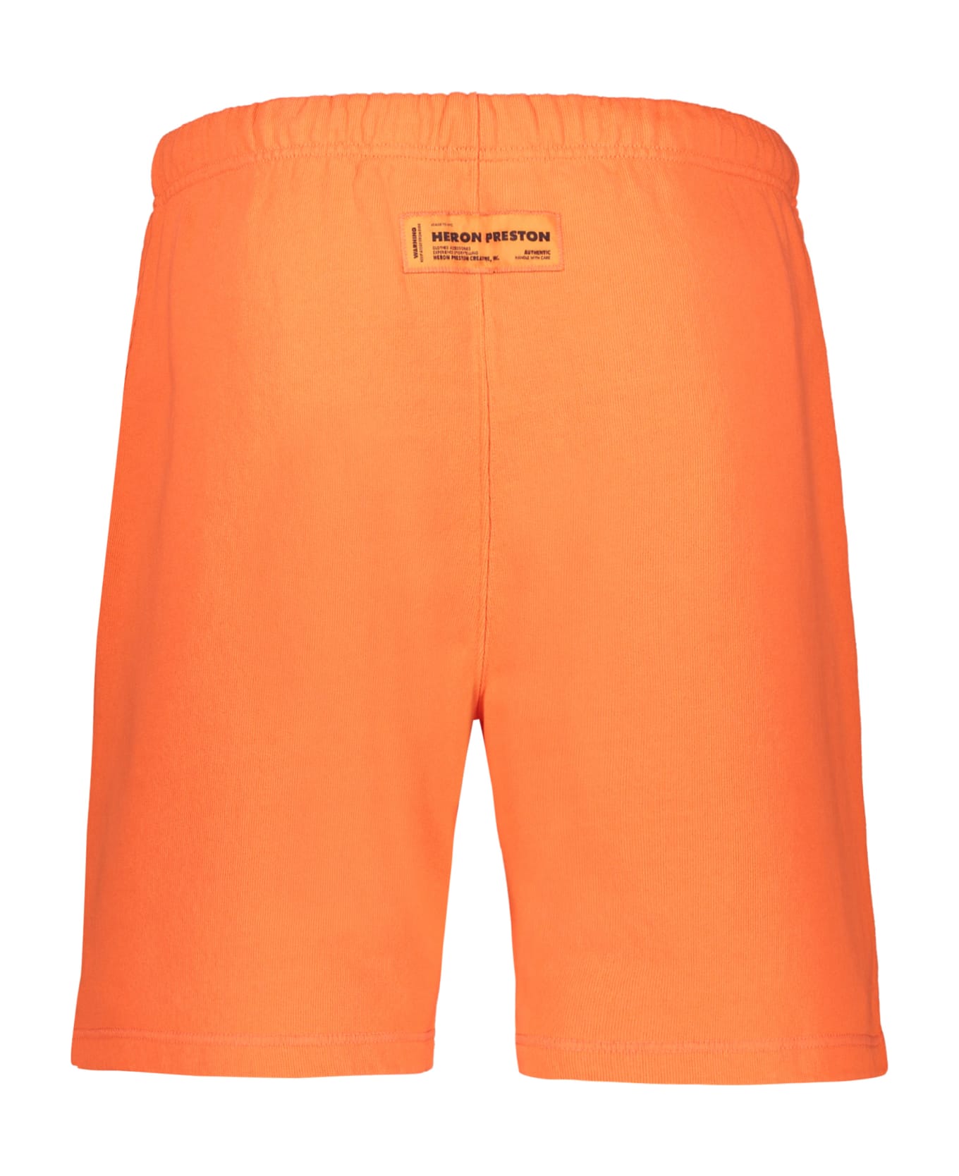 HERON PRESTON Cotton Bermuda Shorts - Orange