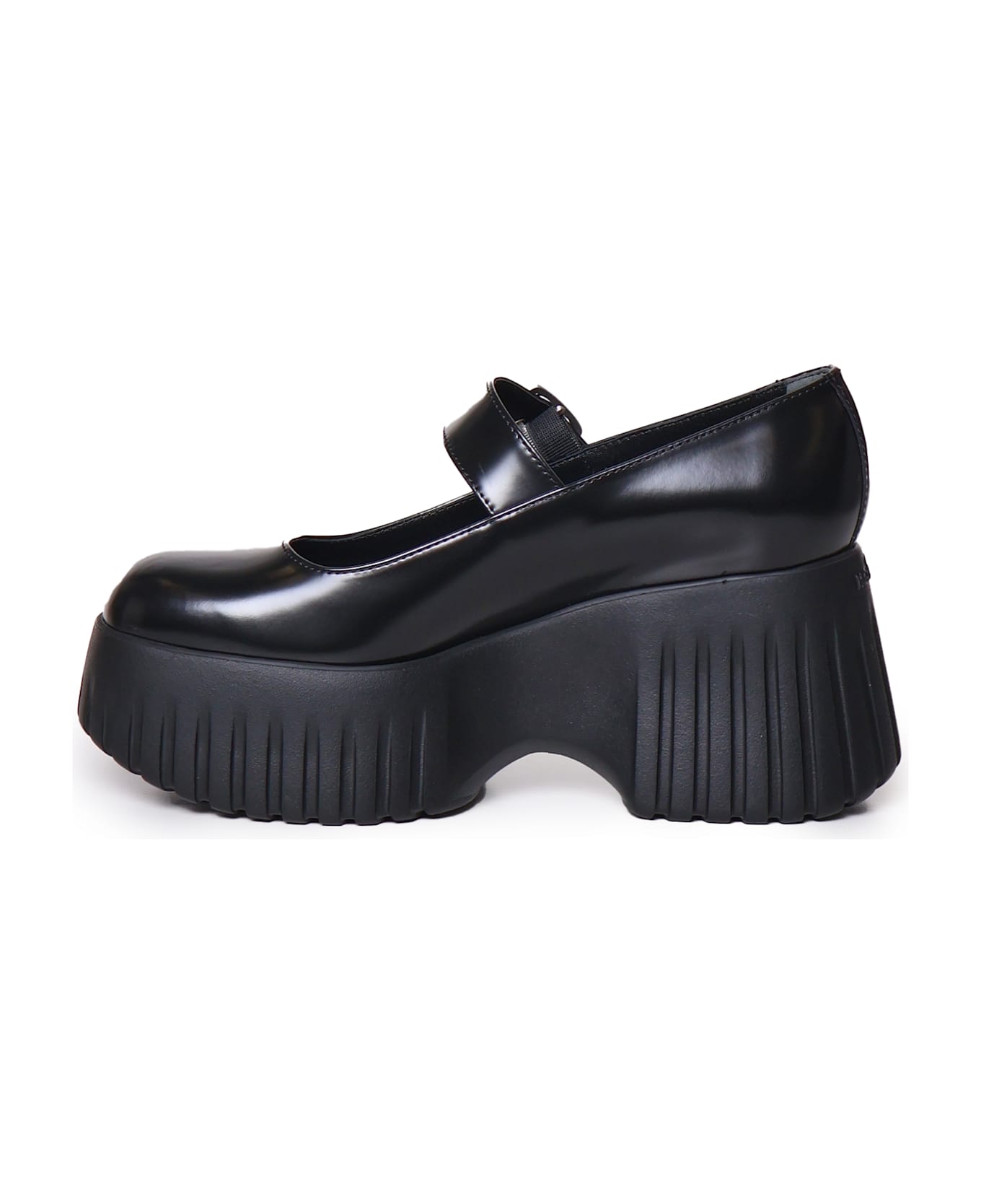 Hogan Mary Jane H-stripes H651 - Black