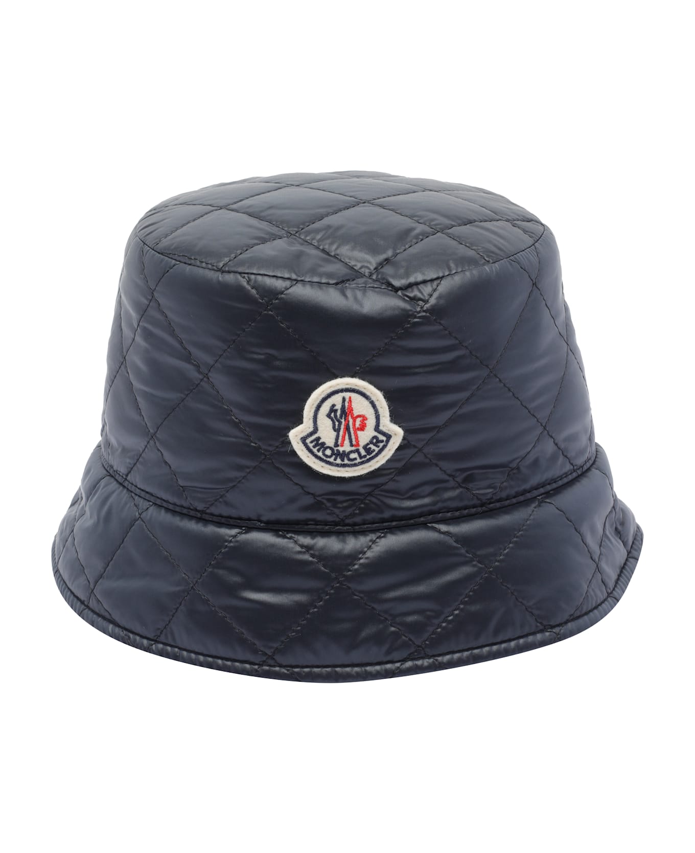 Moncler Logo Bucket Hat - Blue