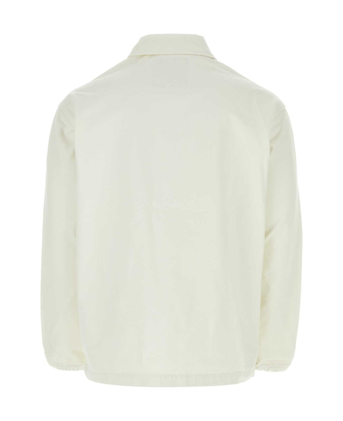 Emporio Armani White Denim Jacket - 0101