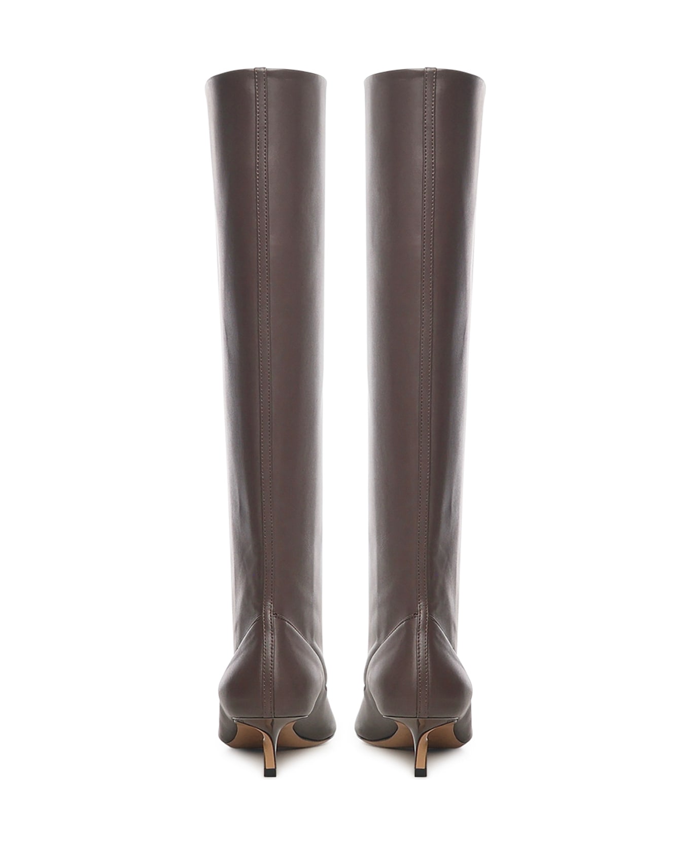 Jacquemus "les Bottes Tourni H" Thigh-high Boots - DARK BROWN