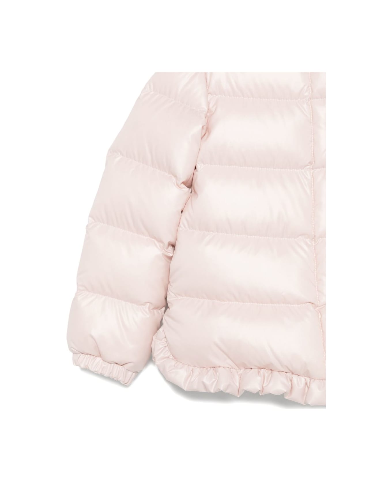 Moncler Enfant Padded Coat With Hood - Pink