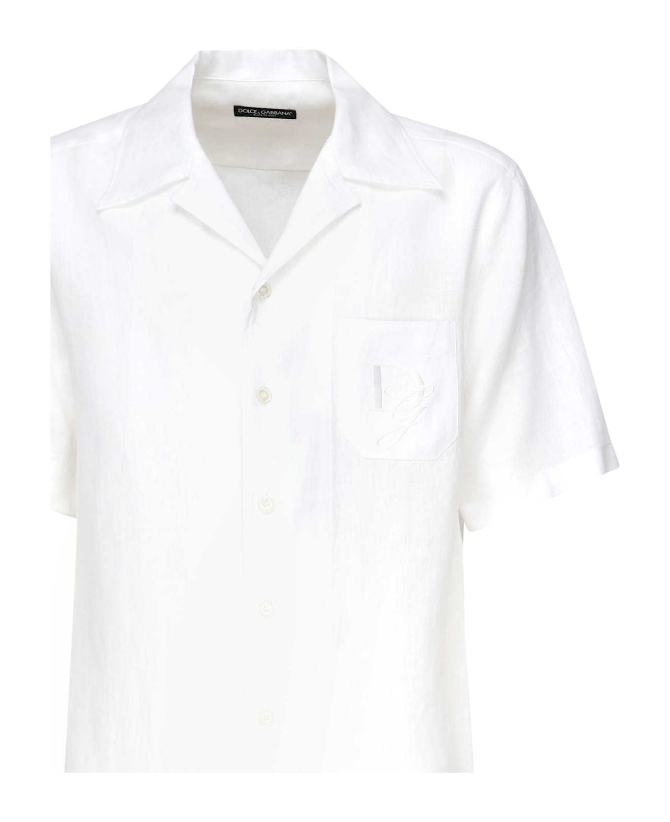 Dolce 
Gabbana Shirt With Embroidery - White
