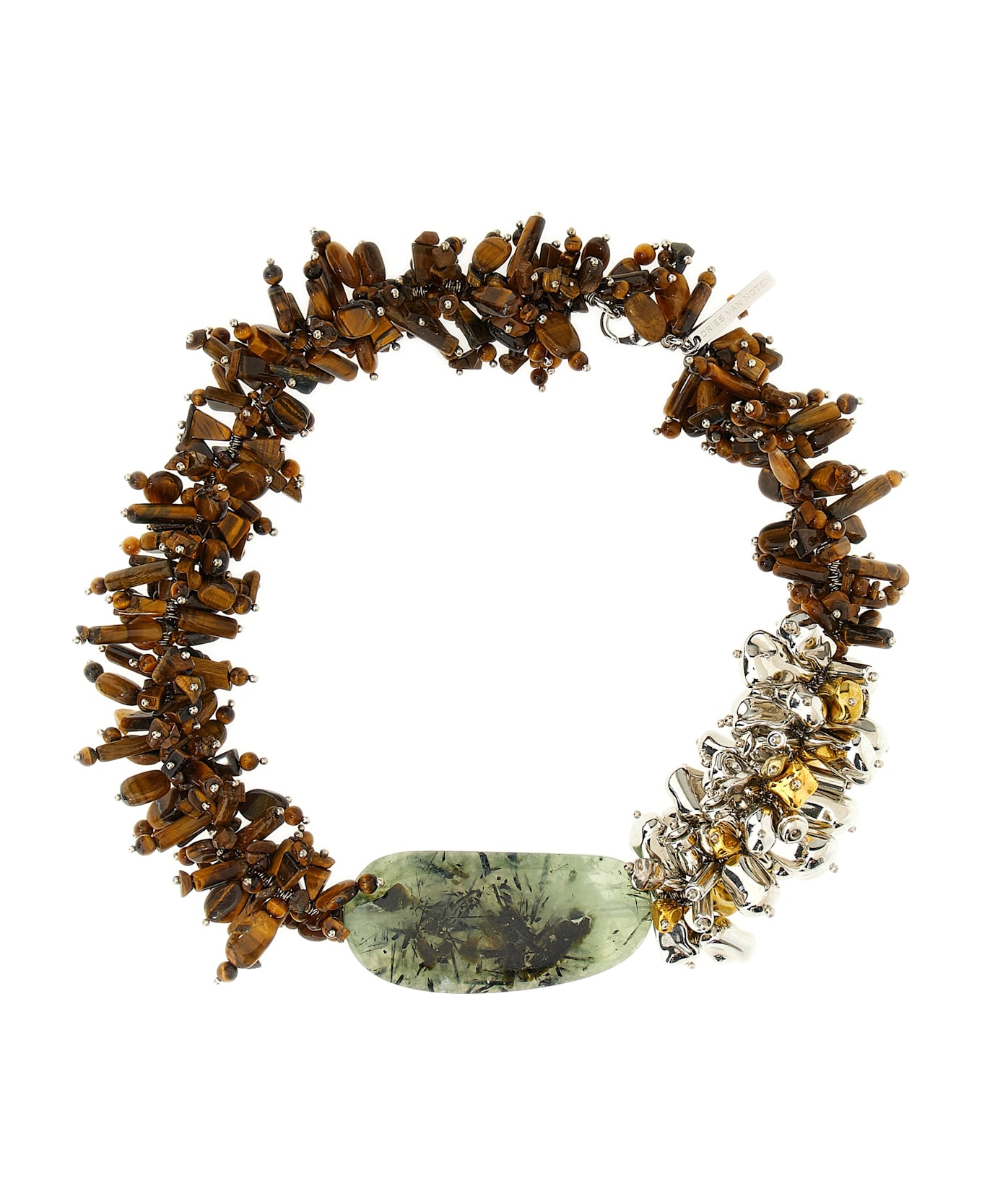 Dries Van Noten Beaded Necklace - Brown