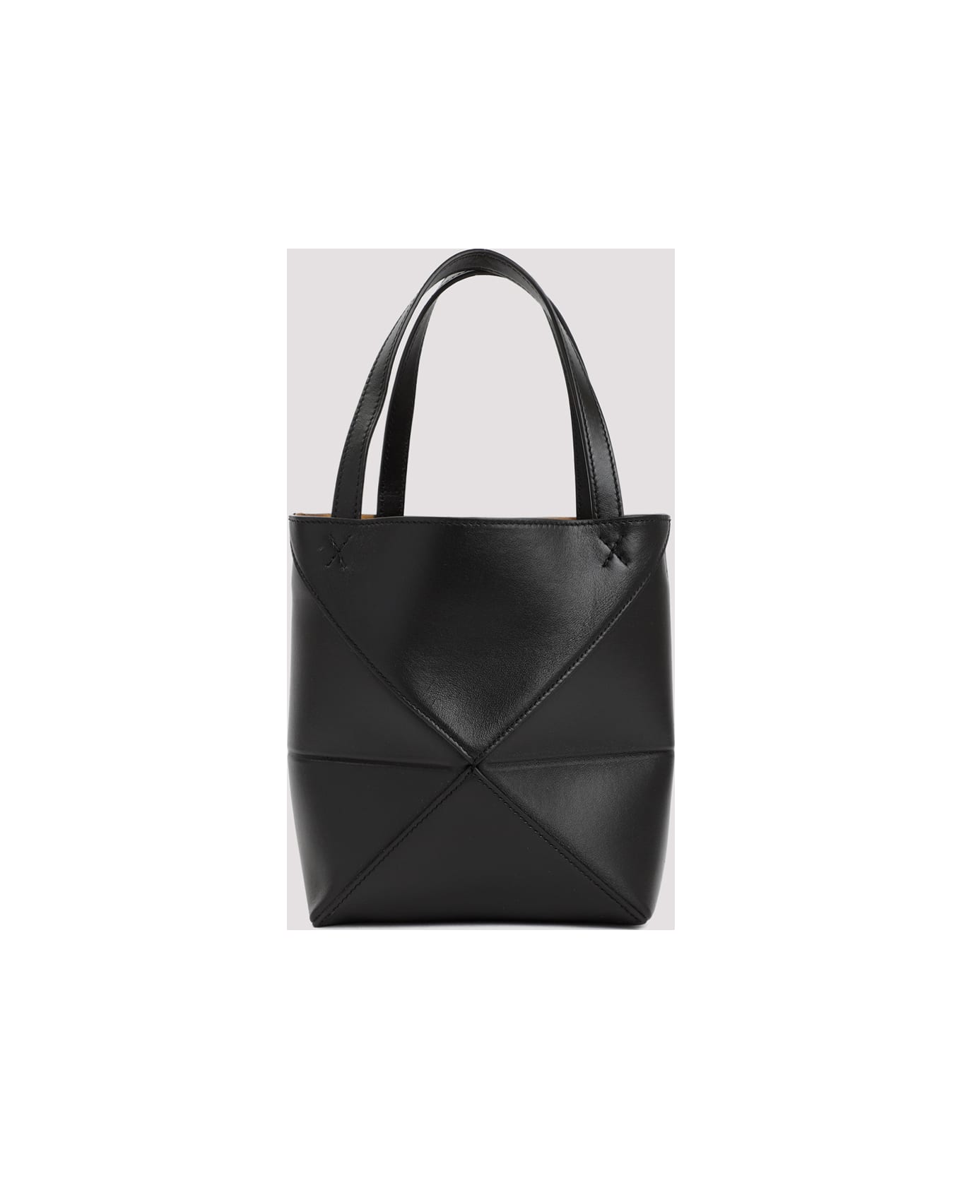 Loewe Puzzle Fold Tote Mini - Black