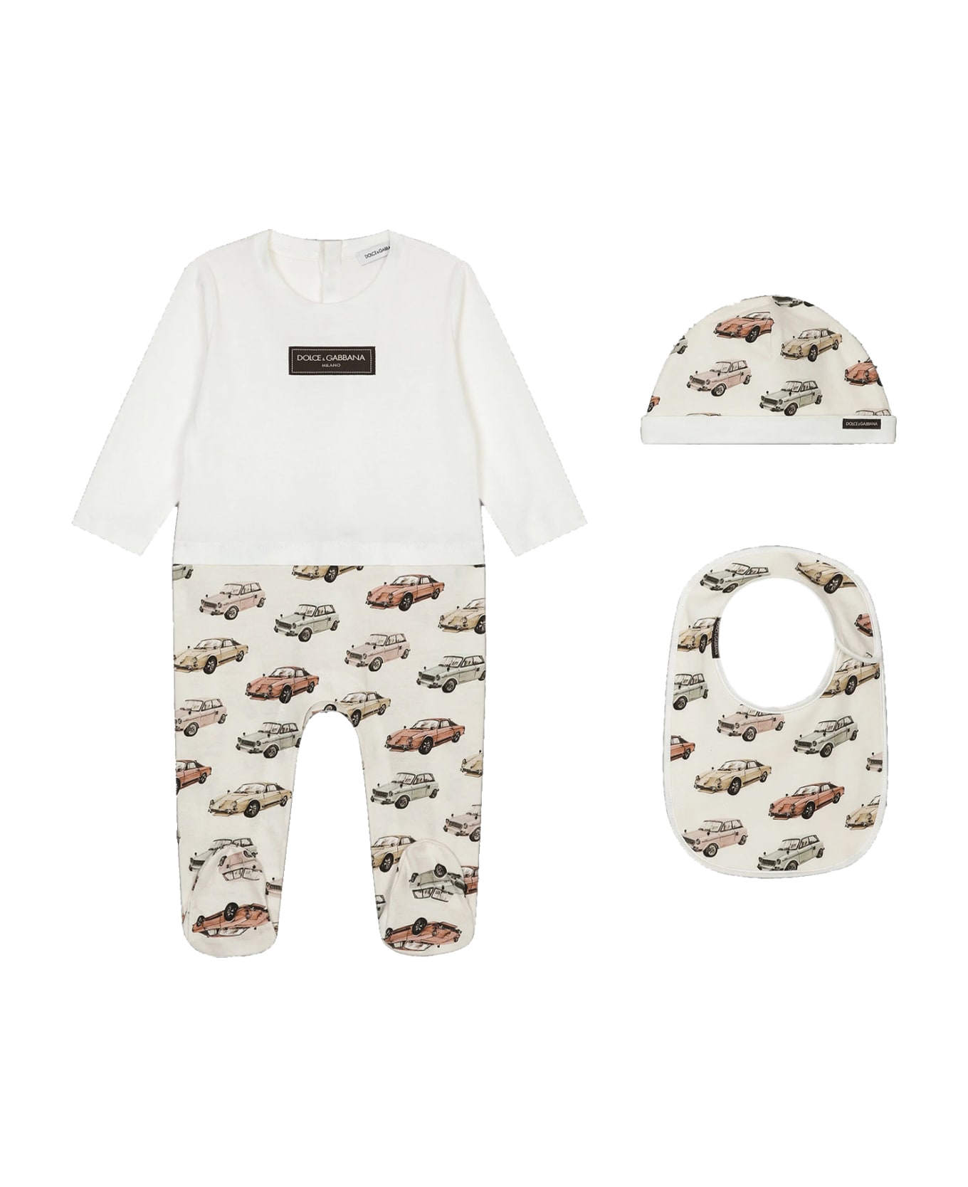 Dolce & Gabbana 3 Piece Set With Print - White