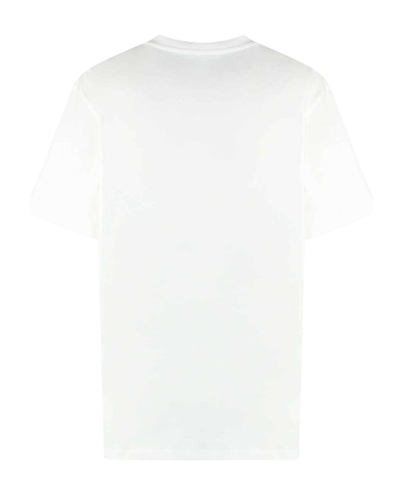 Stella McCartney Organic Cotton T-shirt Logo - White