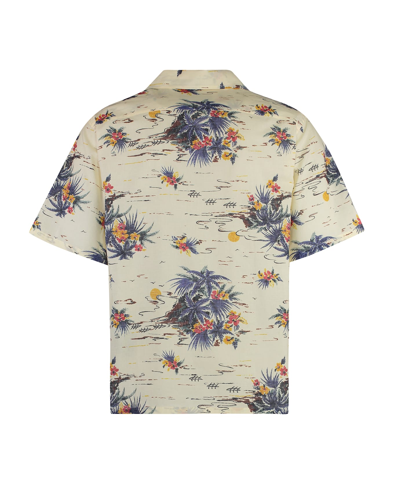 Prada Short Sleeve Cotton Shirt - panna