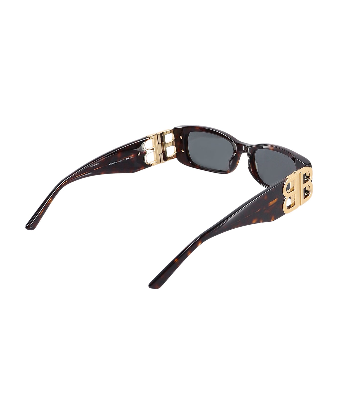 Balenciaga 'dynasty Rectangle' Rectangular Sunglasses - Brown