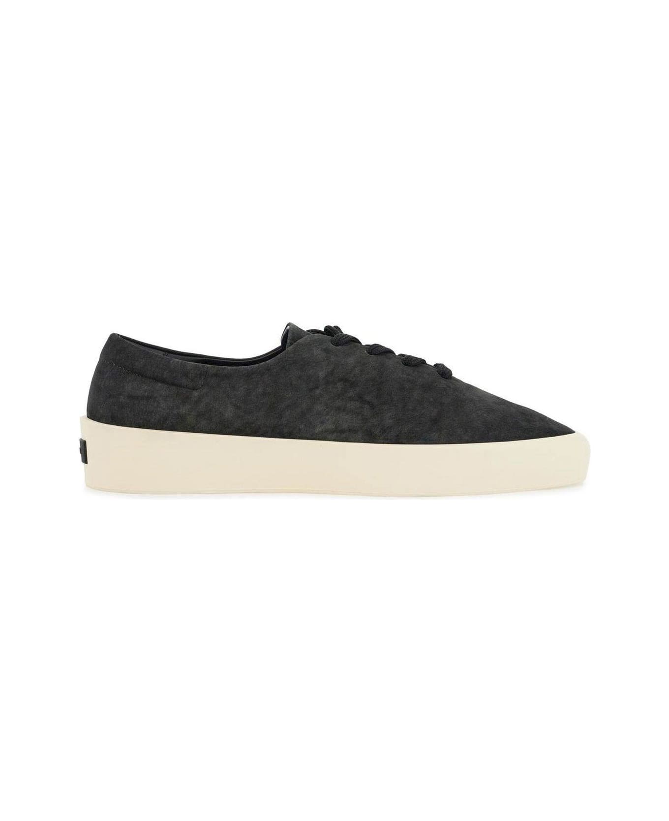 Fear of God Round-toe Lace-up Sneakers - BLACK
