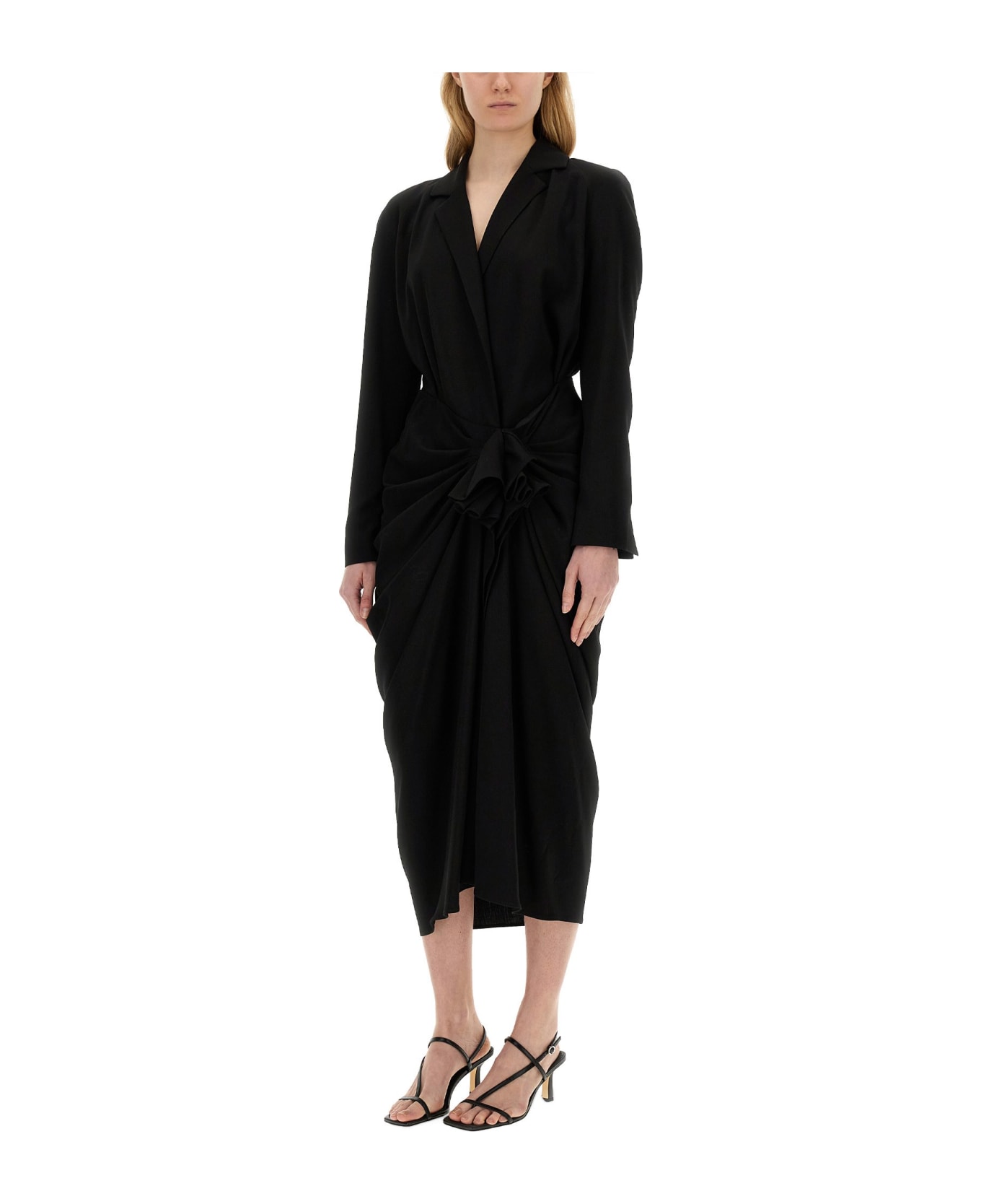 Dries Van Noten Midi Dress - BLACK