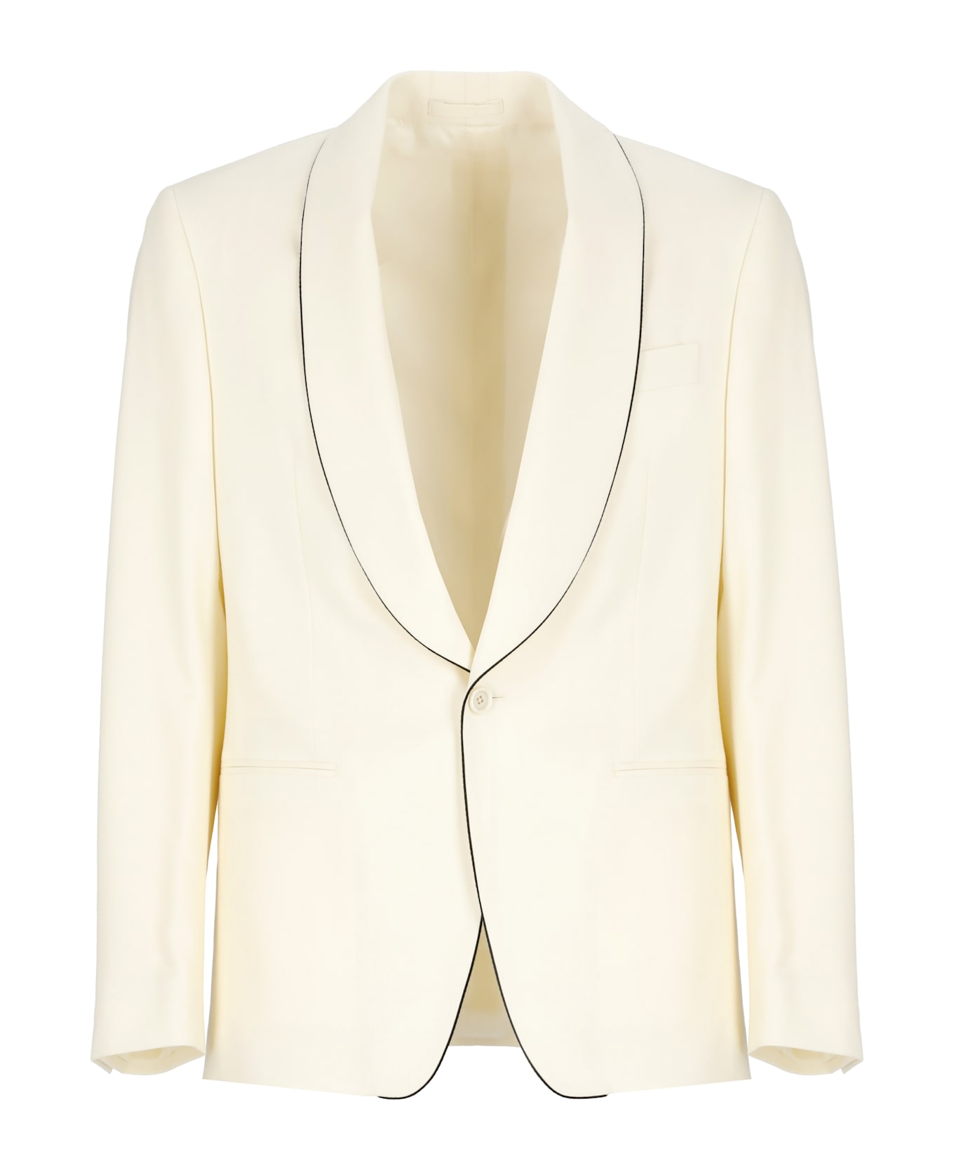 Lardini Virgin Wool Jacket - Ivory
