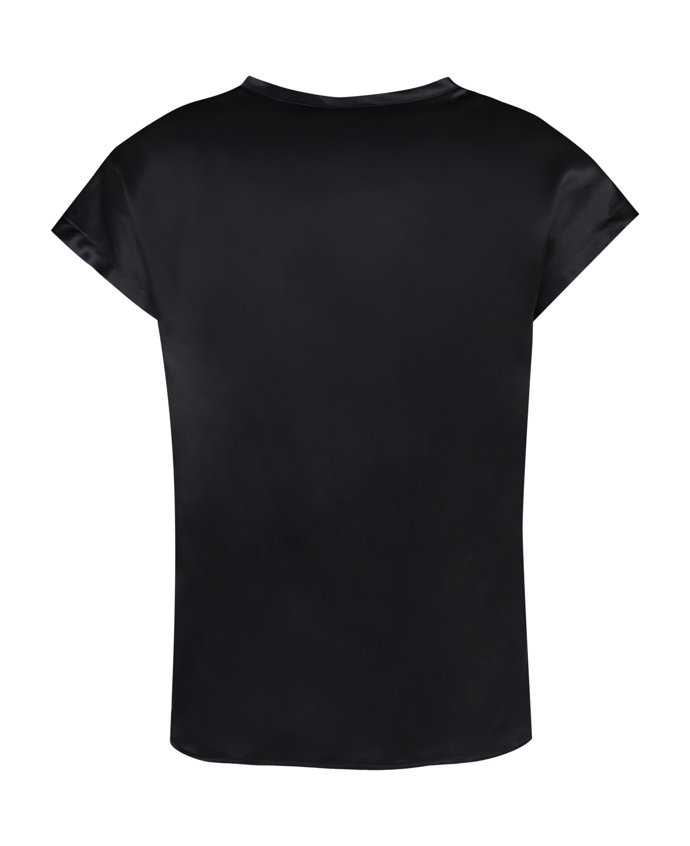 Pinko Crewneck Short-sleeved Blouse - black