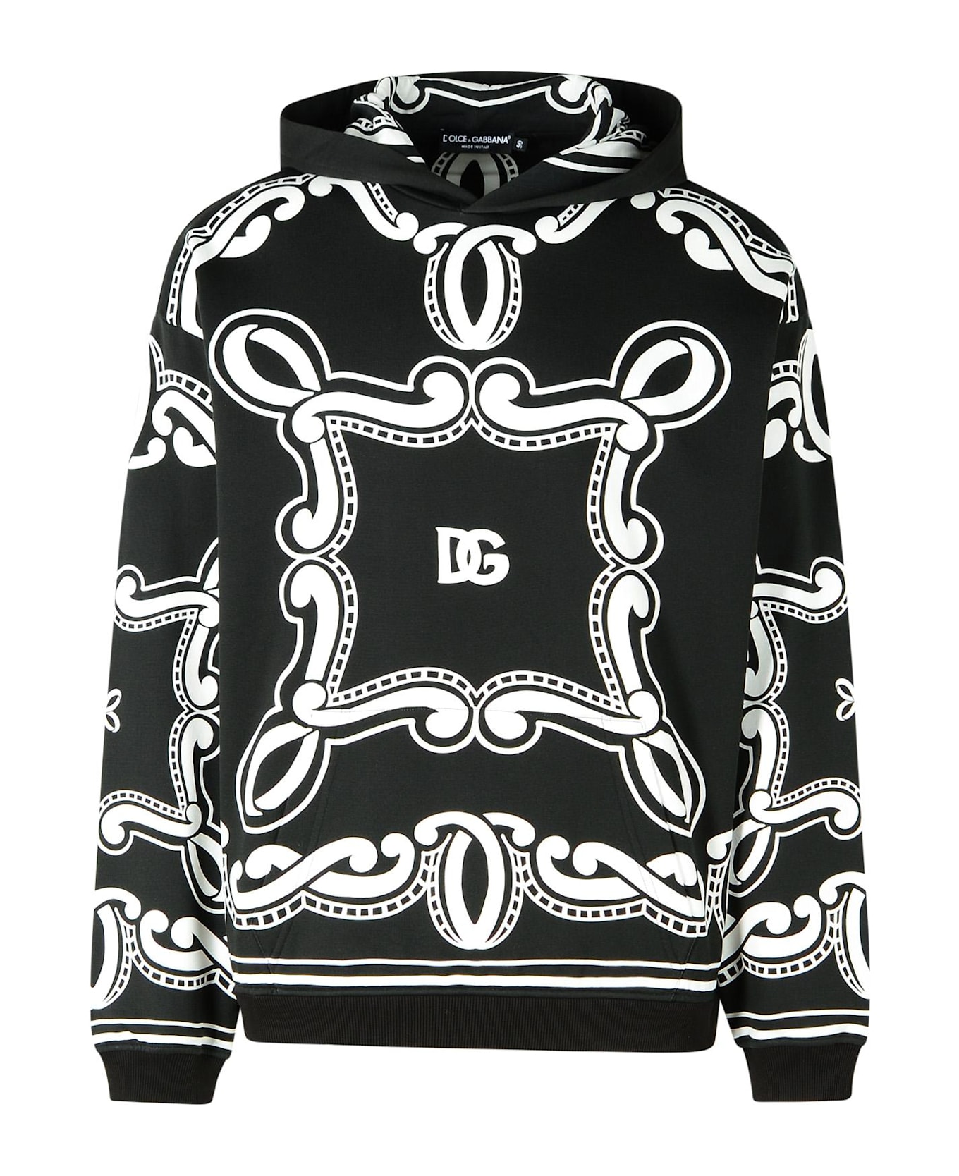 Dolce 
Gabbana Black Cotton Sweatshirt - Black