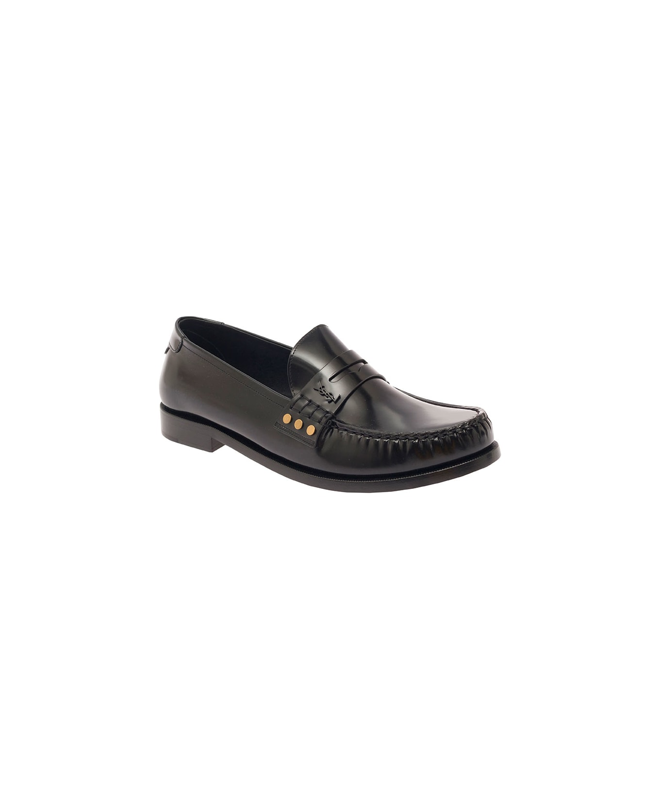 Saint Laurent Le Loafer 15 Moc - Black