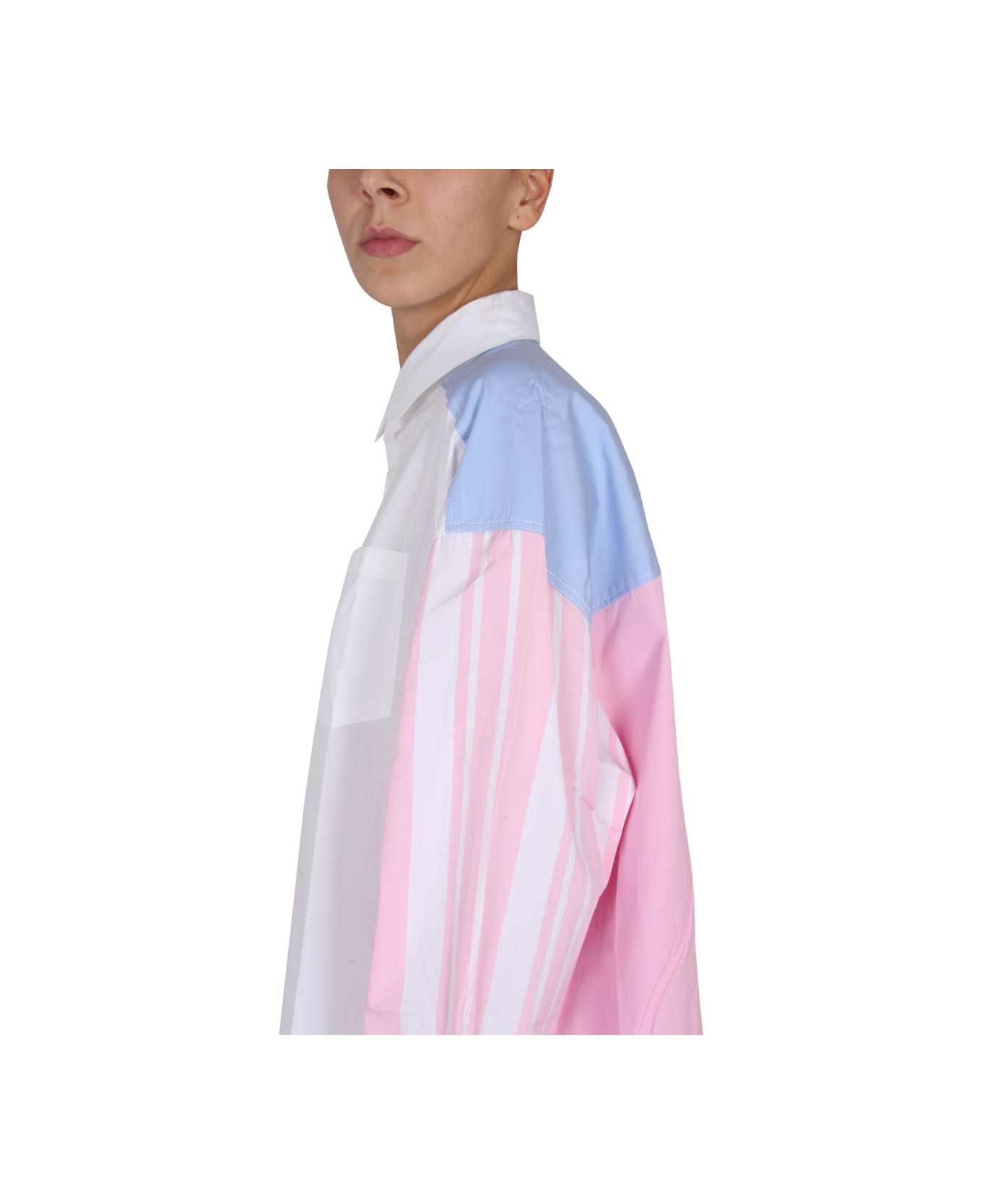 Maison Kitsuné Colorblock Shirt Dress - MULTICOLOUR ワンピース＆ドレス
