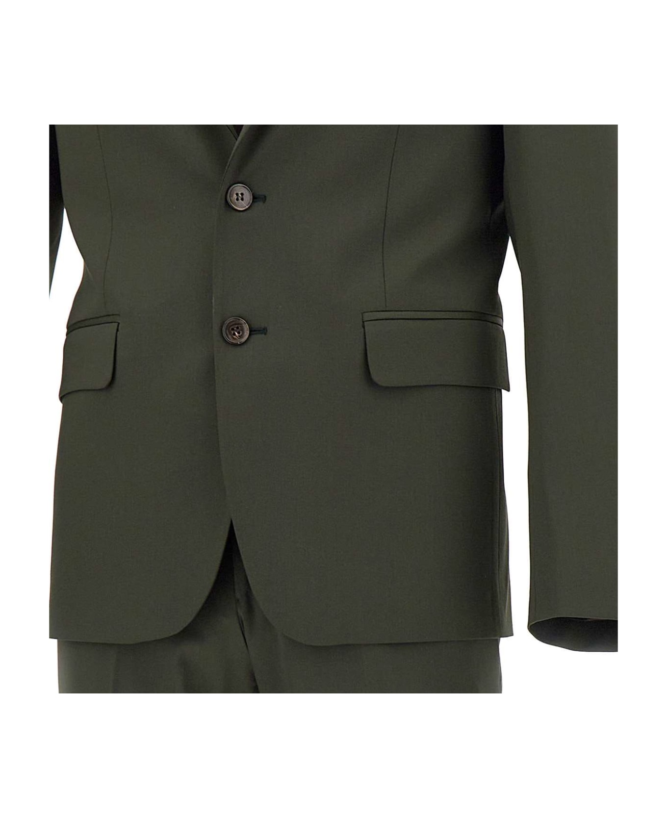Brian Dales "ga87" Suit Two-piece Cool Wool - GREEN