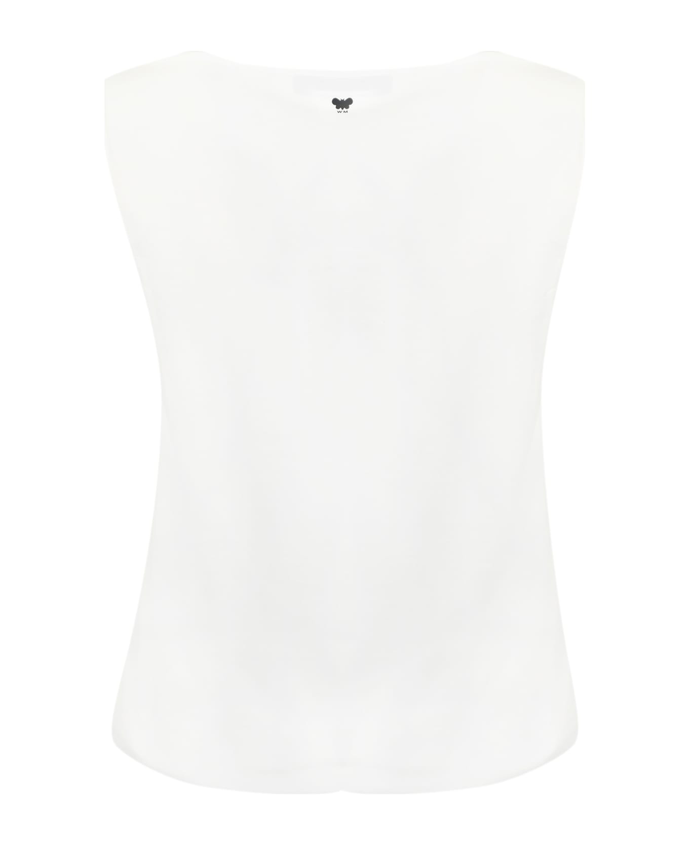 Weekend Max Mara Nation Top In Jersey - OFF WHITE