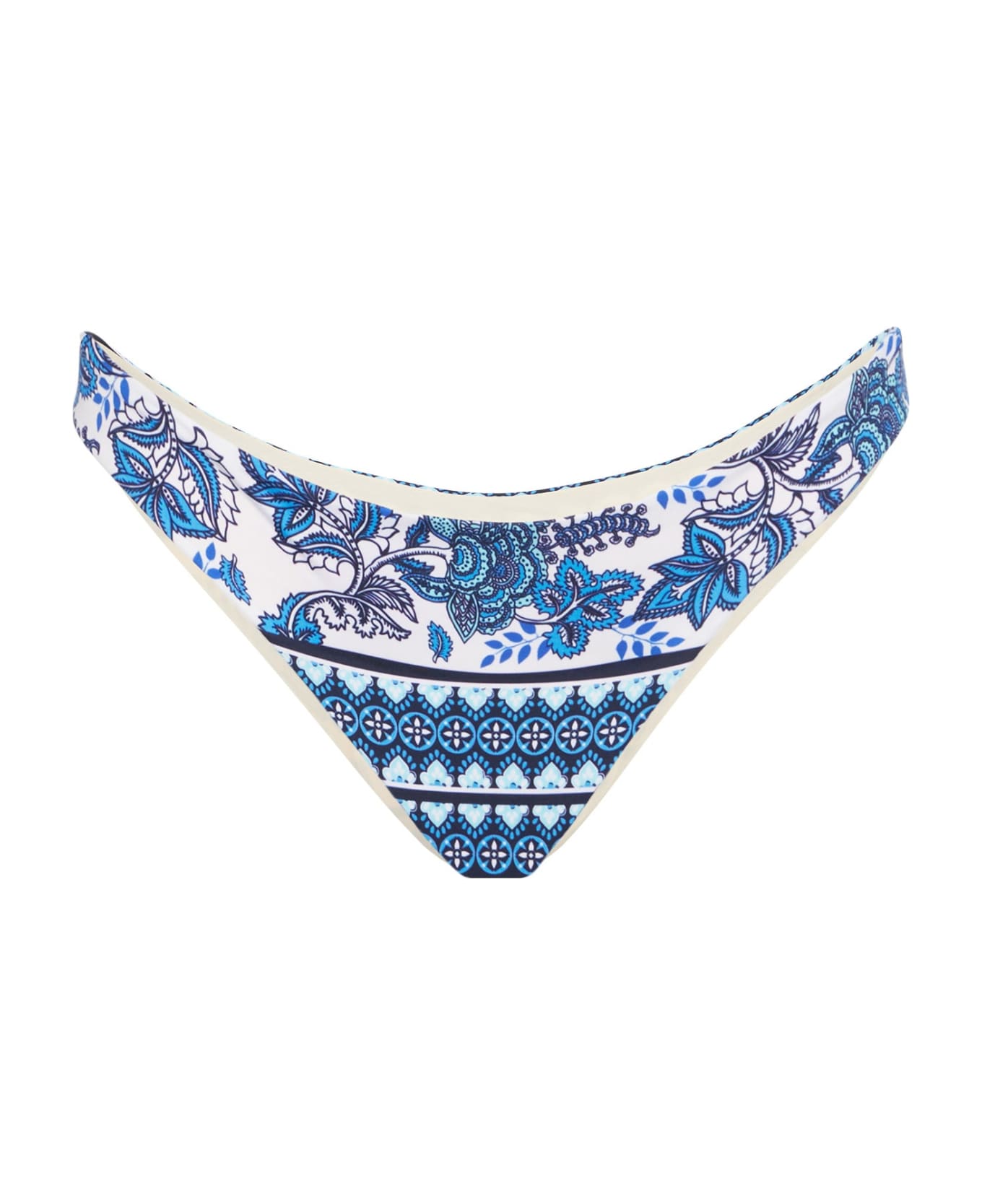 MC2 Saint Barth Woman Swim Briefs With Gipsy Print - WHITE
