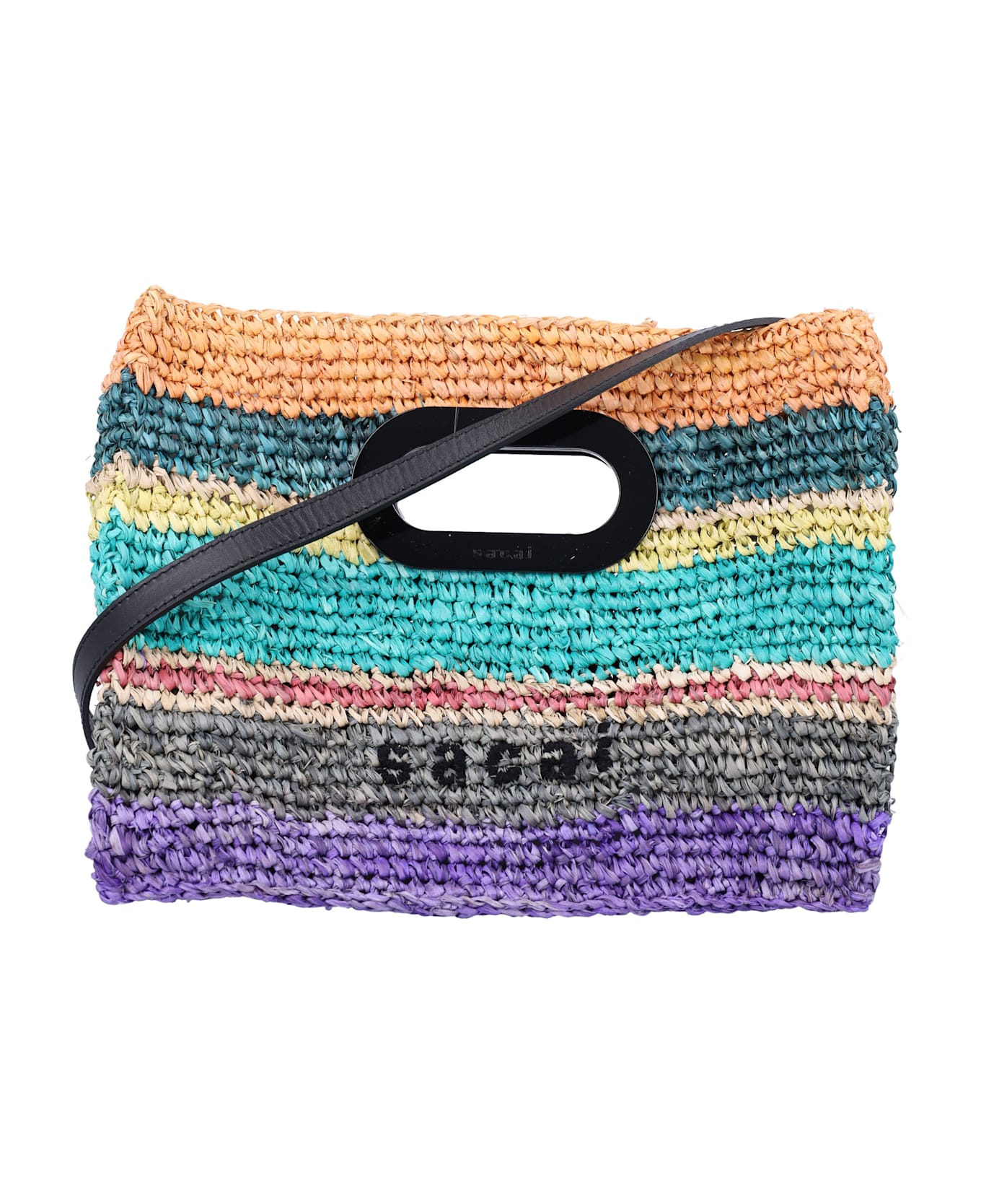 Sacai Raffia Mini Bag - MULTICOLOR