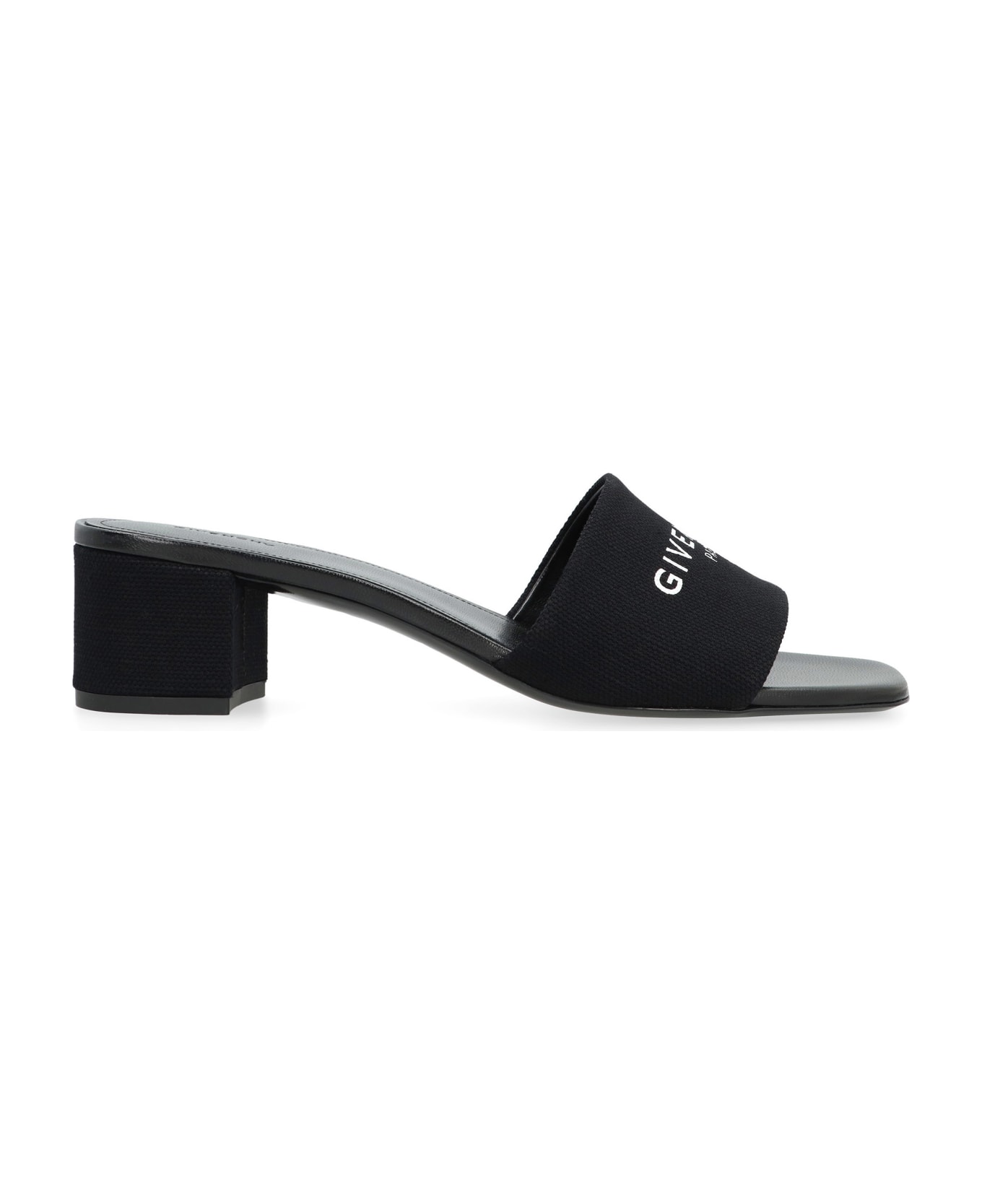 Givenchy 4g Fabric Mules - Black
