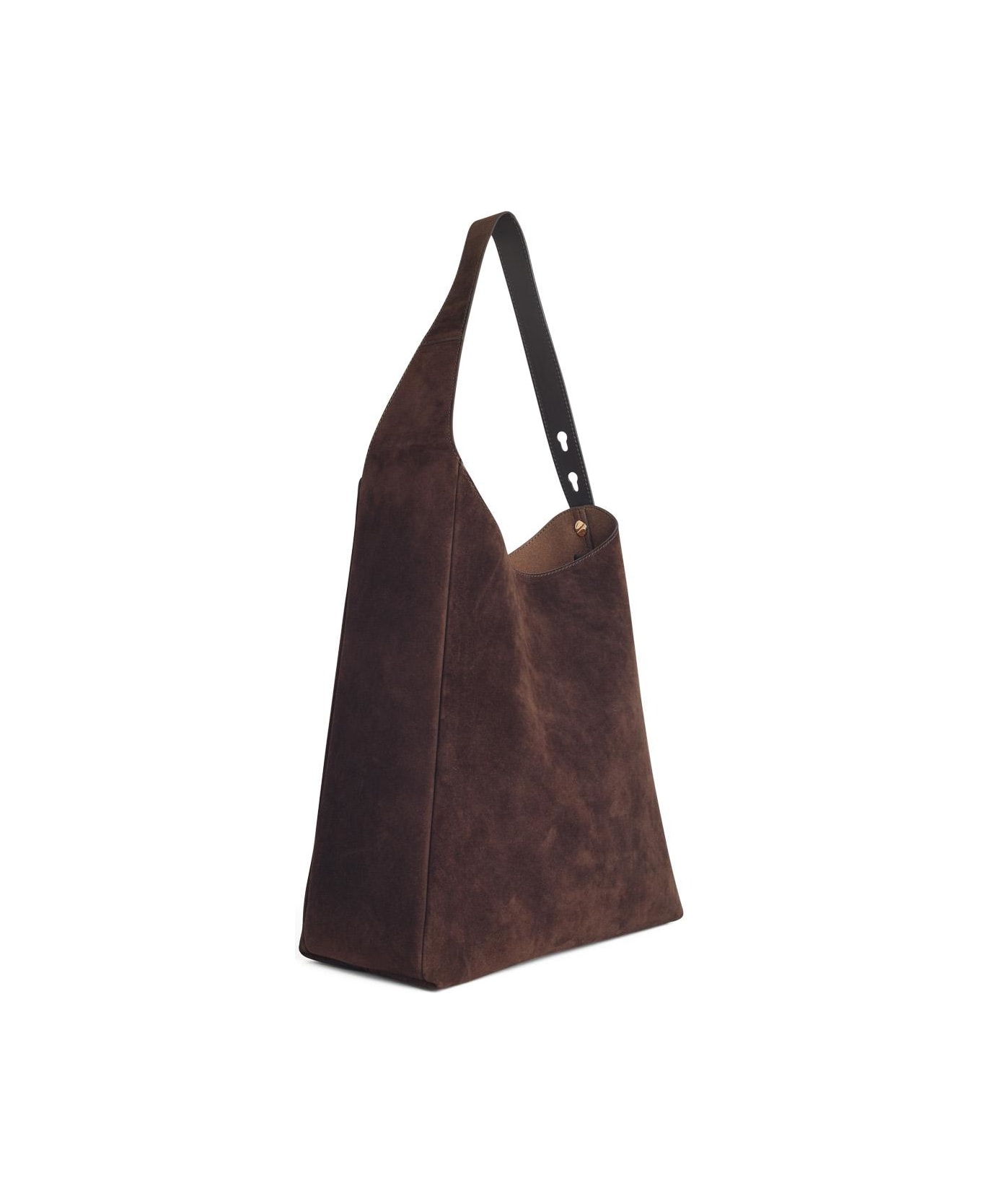 Tory Burch 
hobo Romy
 Dark Brown Suede Bag - Brown