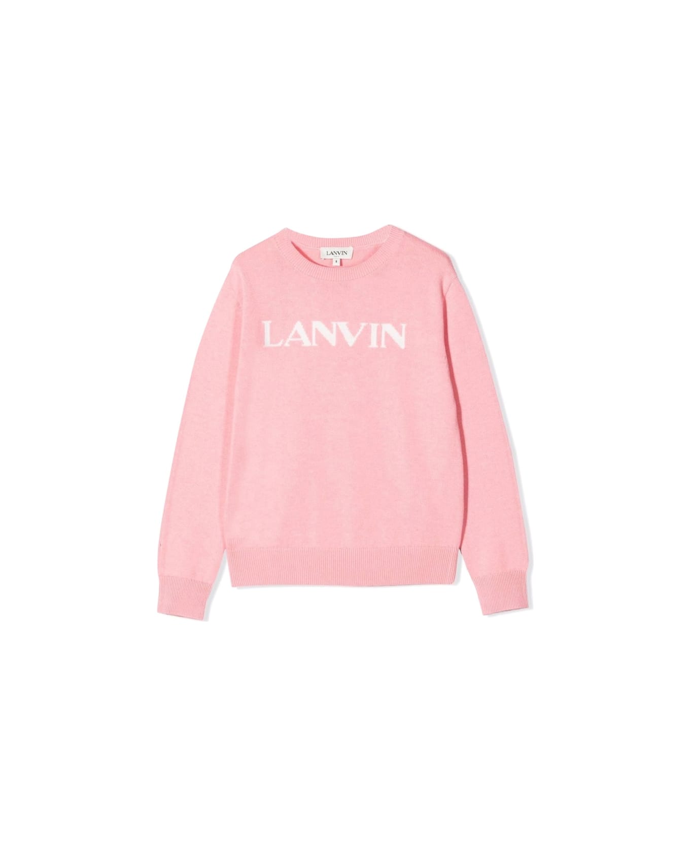 Lanvin Pullover Con Logo - PINK