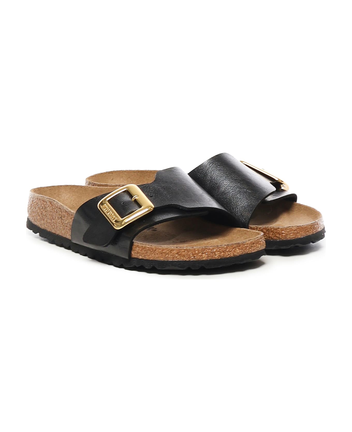 Birkenstock Catalina Cushion Buckle Sandals - Black