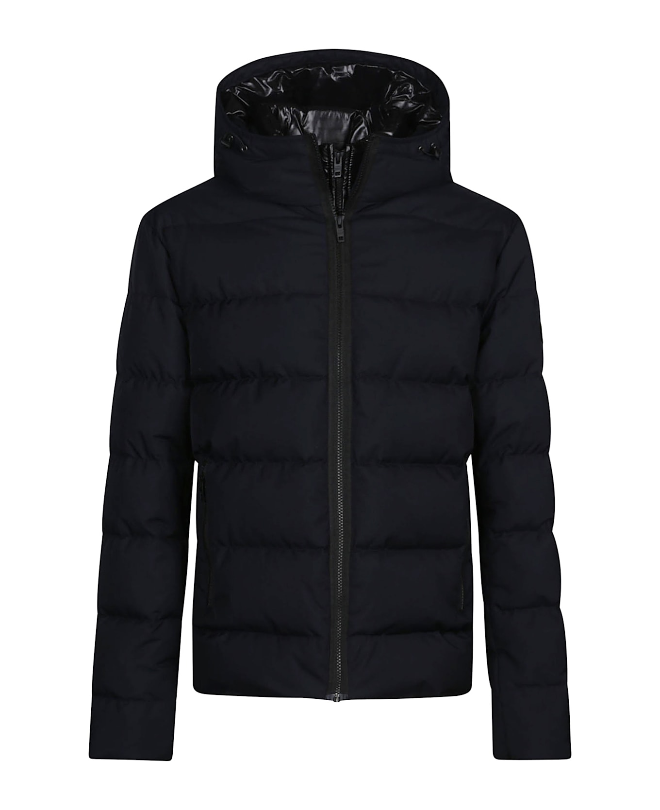 Fay Double Front Down Jacket - Blu Denim