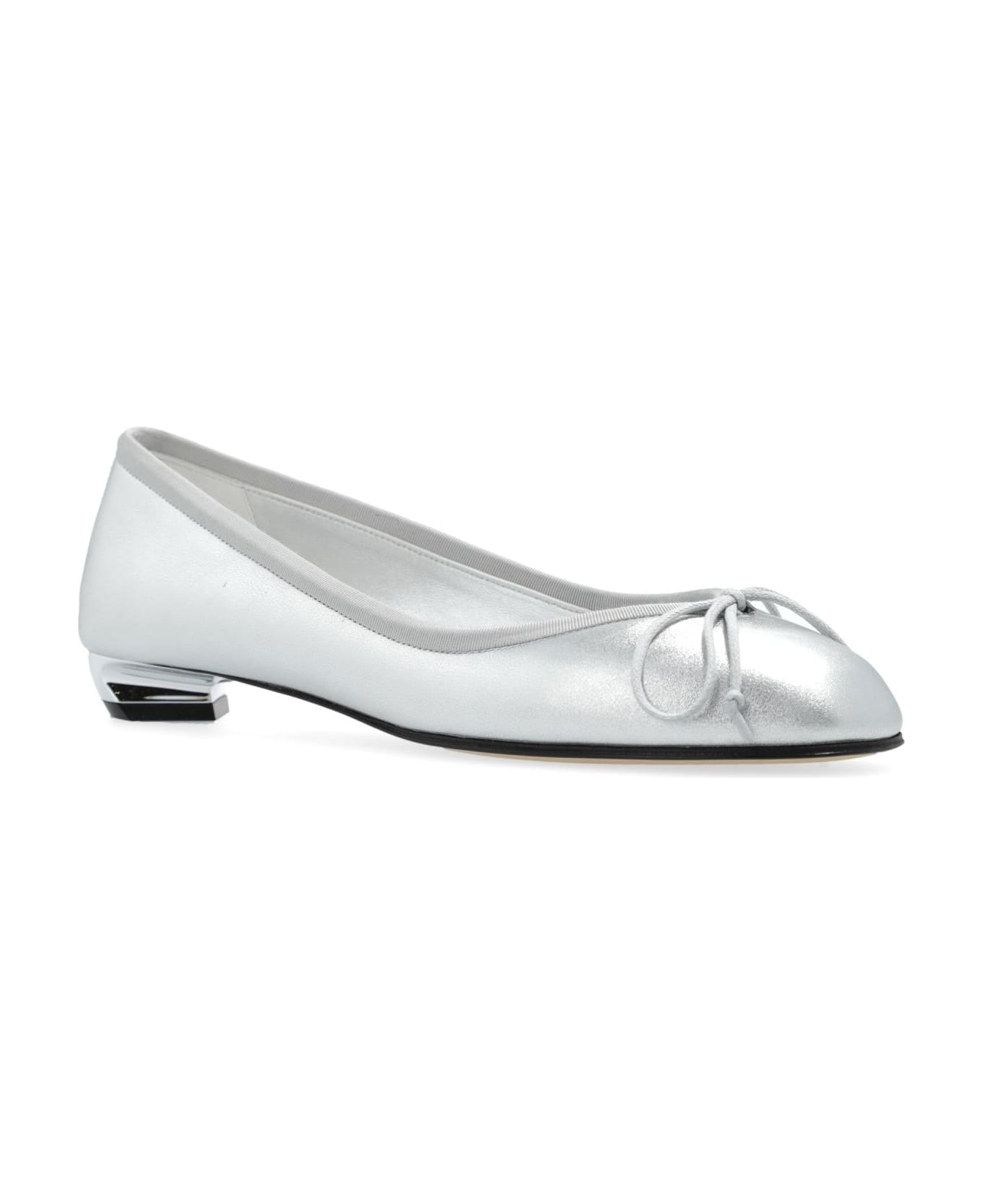 Alexander McQueen Leather High-heeled Shoes - Silver ハイヒール