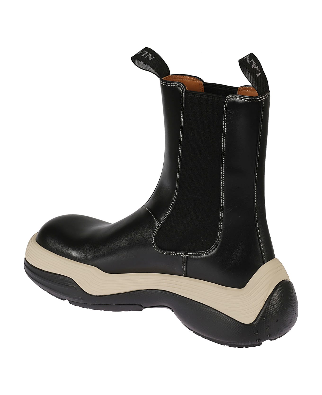 Lanvin Side Stretch Boots - Black
