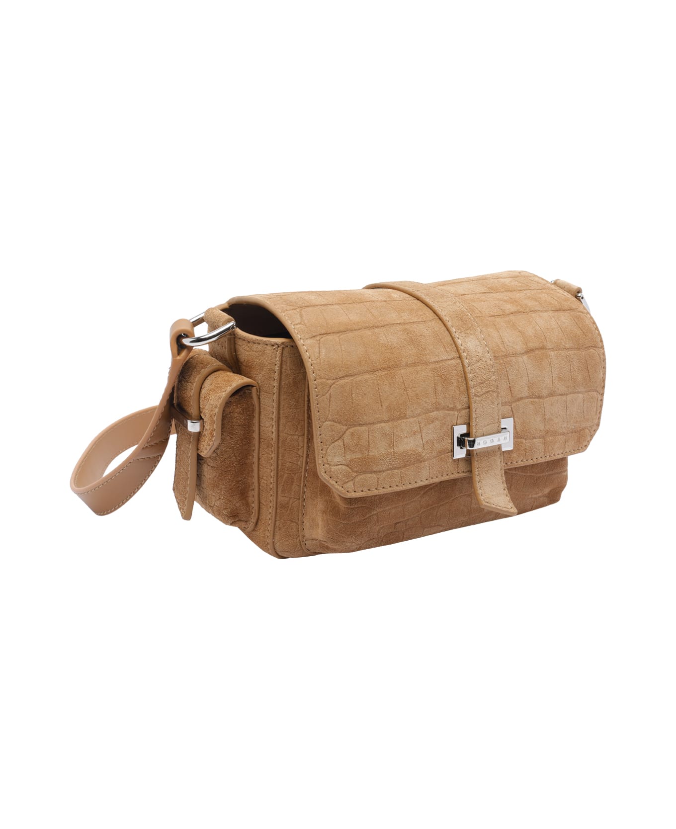 Hogan Small Flap Crossbody Bag - Beige