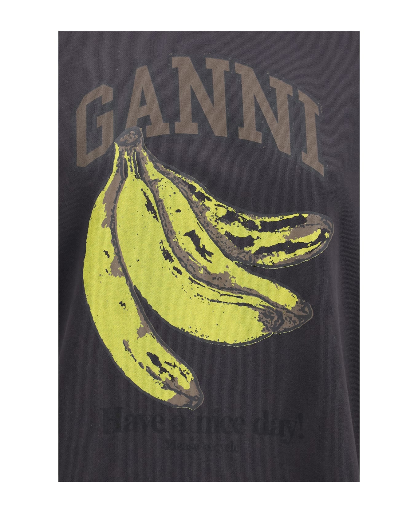 Ganni Banana Graphic Hoodie