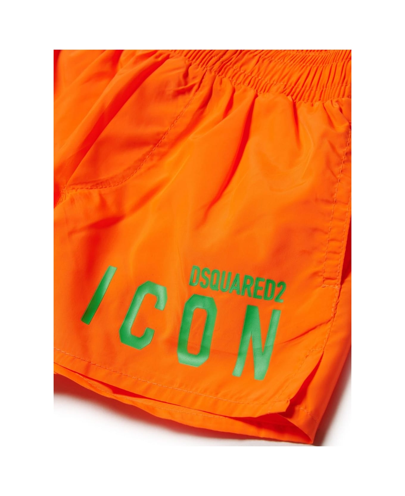 Dsquared2 Orange Swimsuit With Icon Logo Dsquared2 - Orange