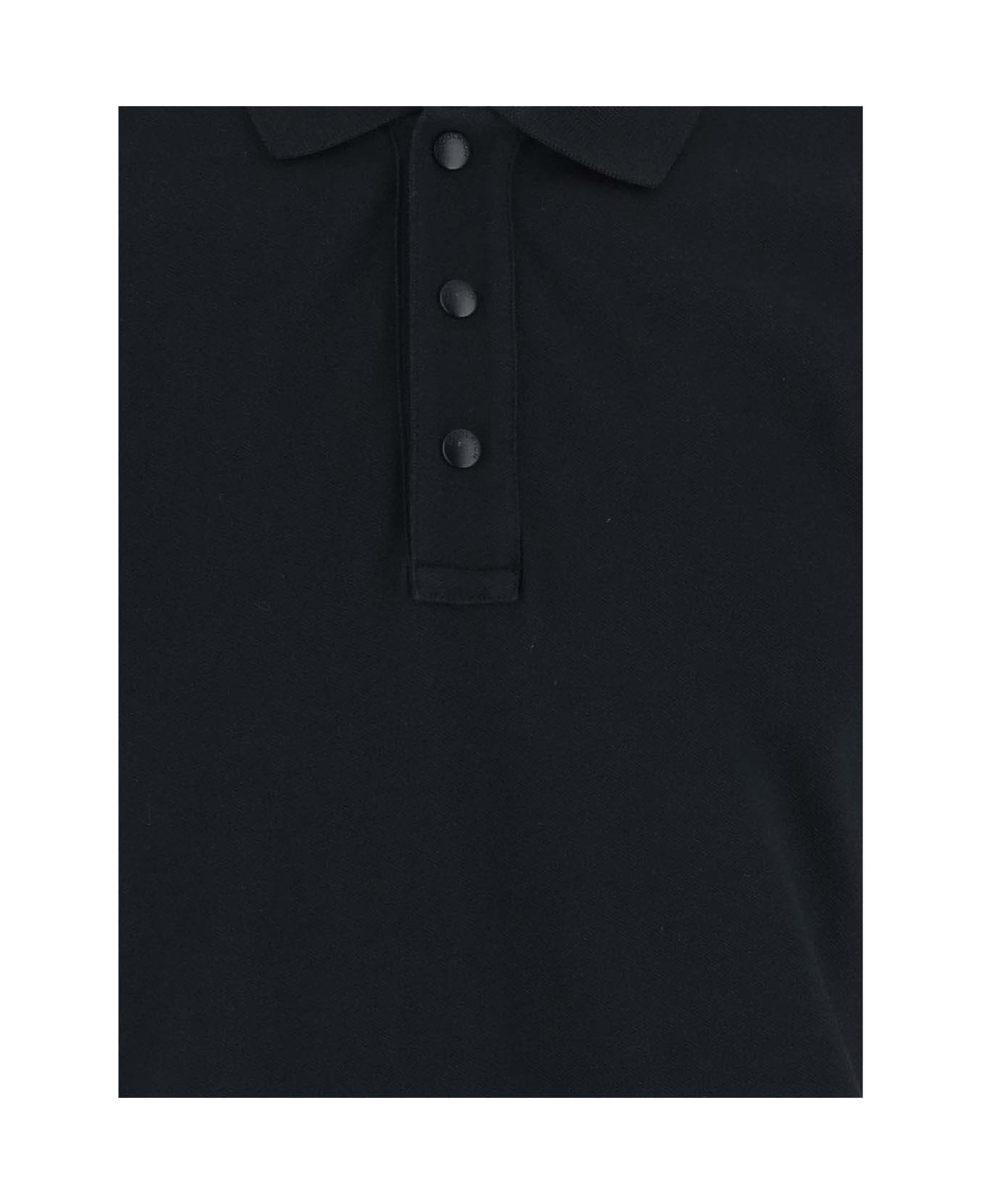 Woolrich Stretch Cotton Polo Shirt - Nera
