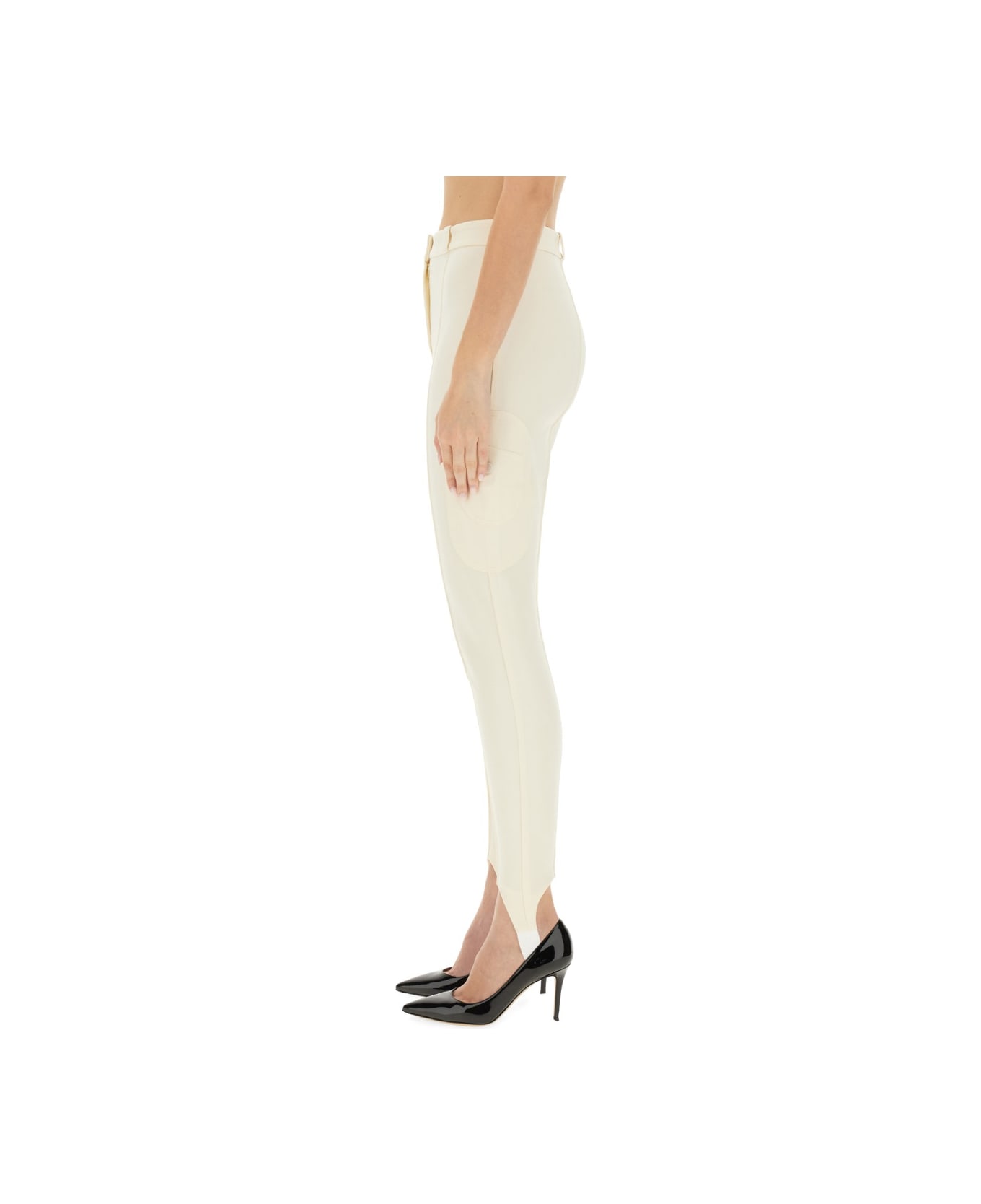 Casablanca Tailored Leggings - WHITE