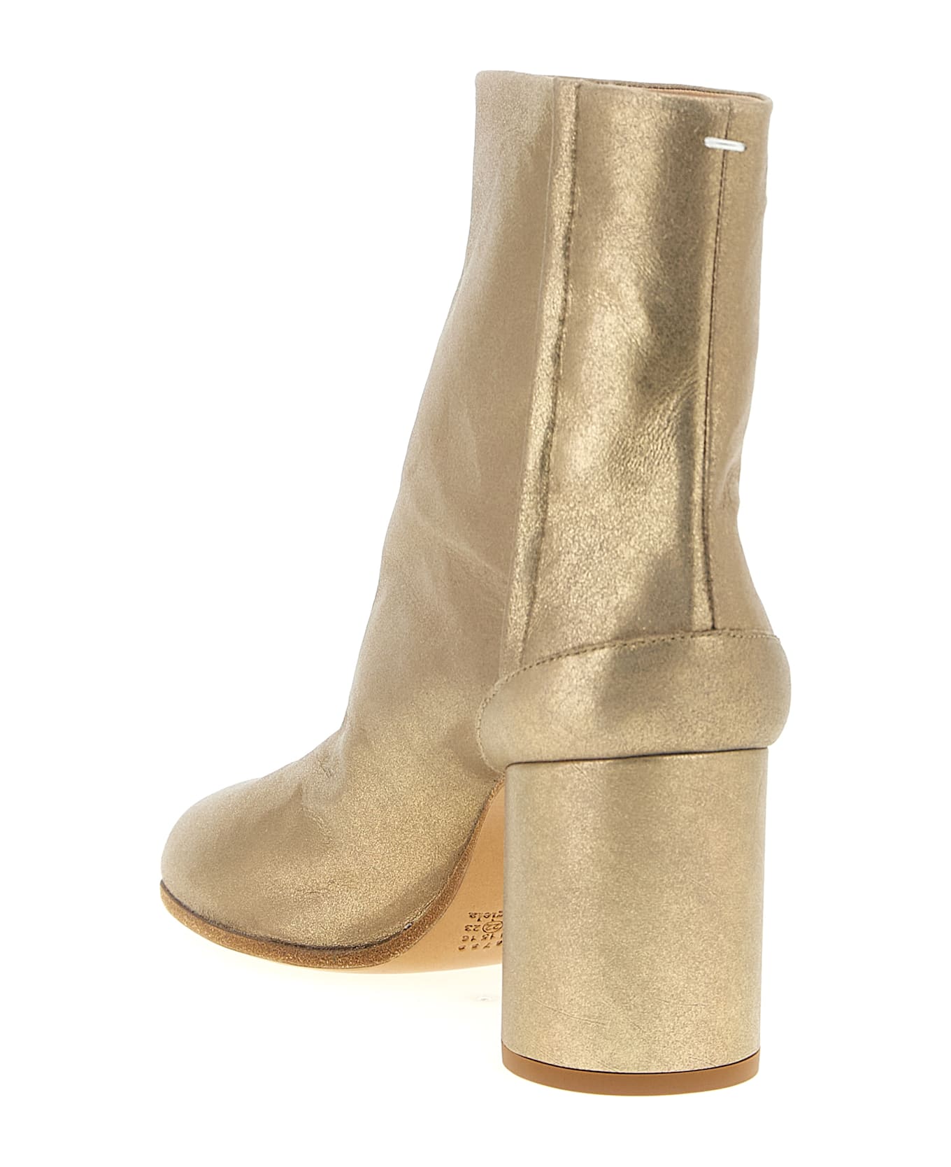 Maison Margiela 'tabi' Ankle Boots - Gold
