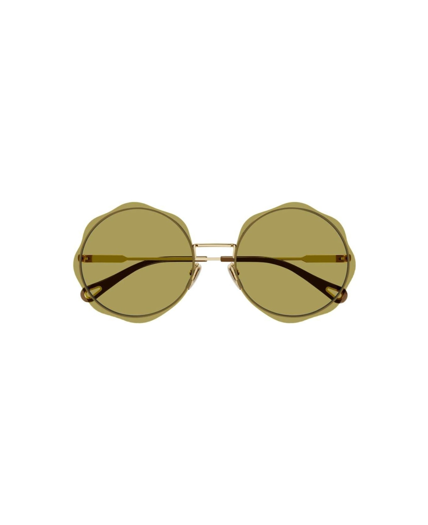Chloé Honore Sunglasses - Gold/green