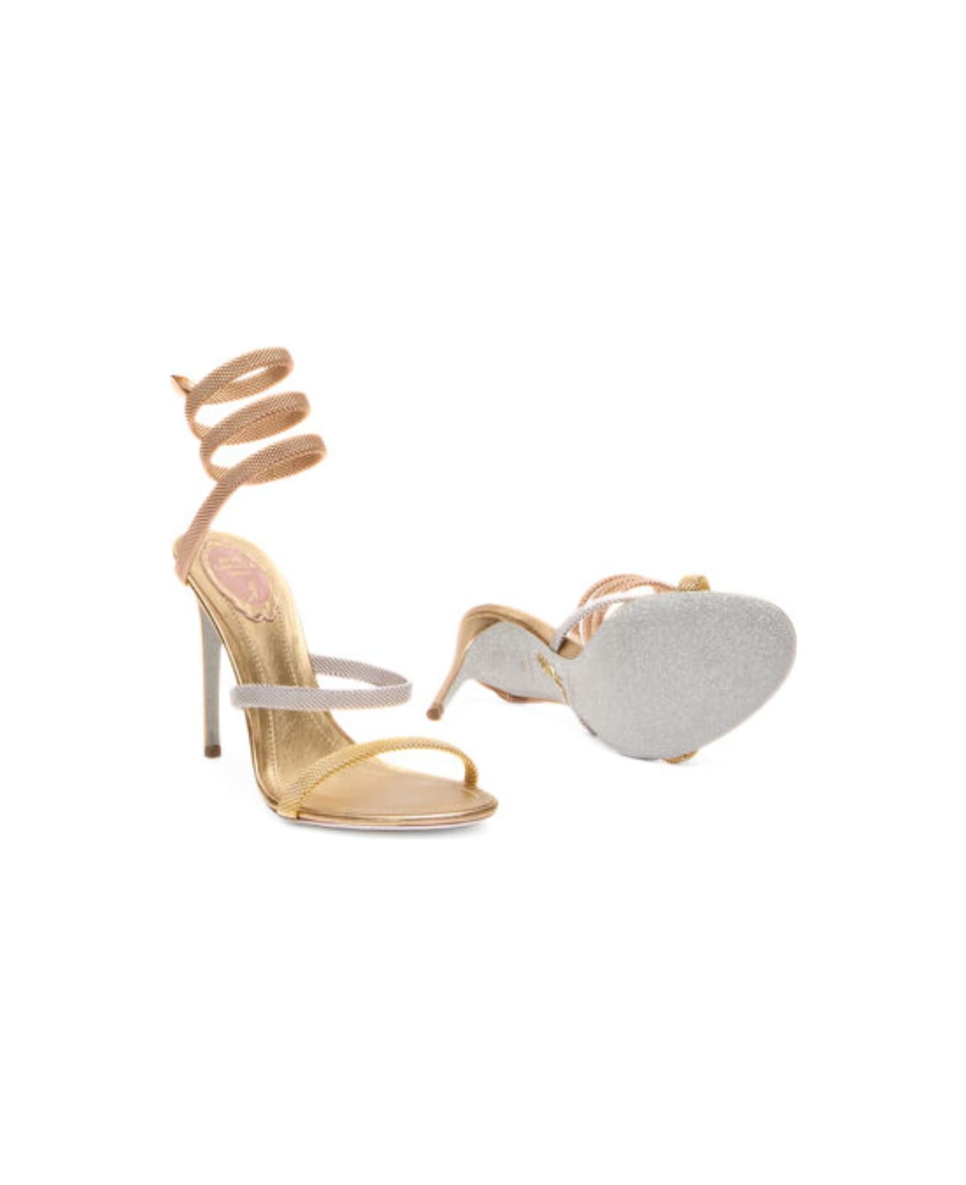René Caovilla Heels - Golden