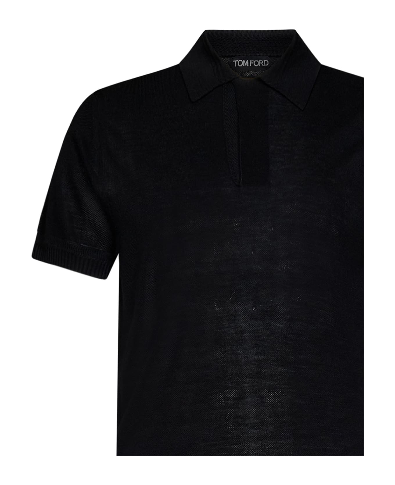 Tom Ford Polo Shirt - Black ポロシャツ