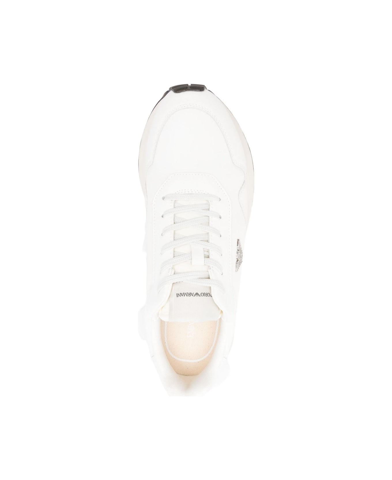Emporio Armani Logo Sneakers - White