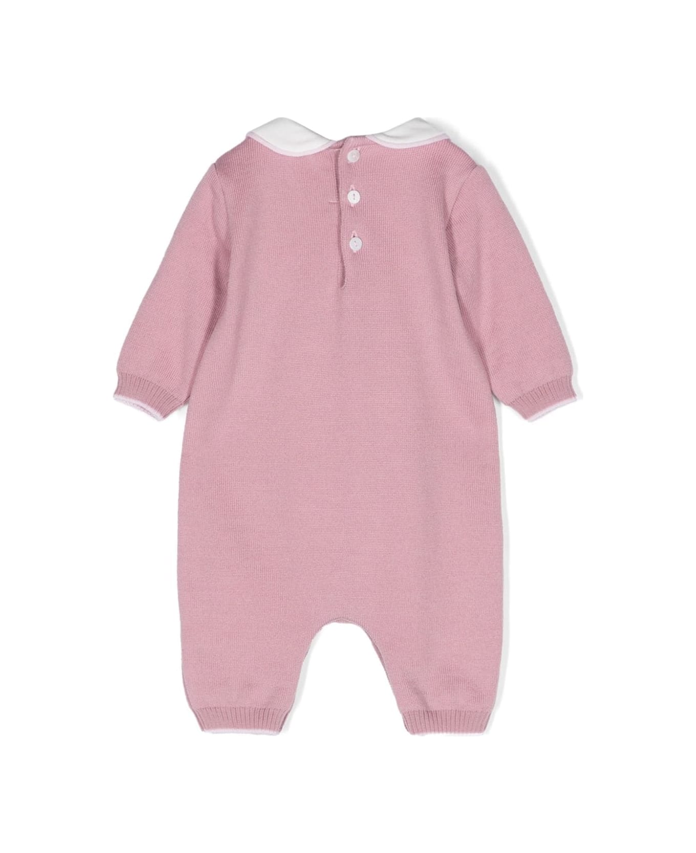 Little Bear Printed Romper - Pink ボディスーツ＆セットアップ