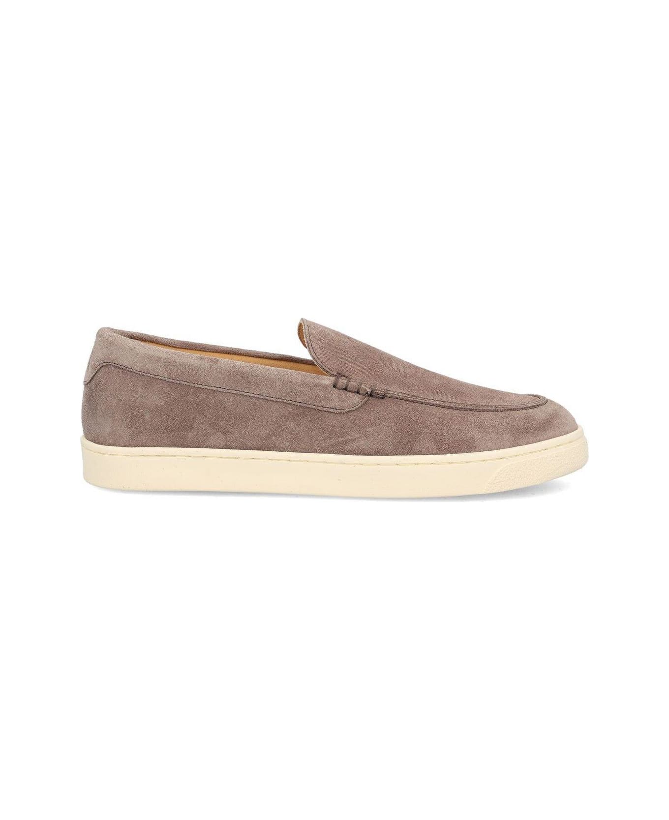 Brunello Cucinelli Round Toe Slip-on Loafers