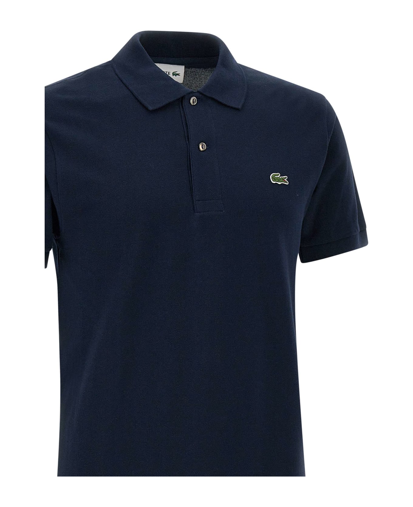 Lacoste Cotton Polo Shirt - BLUE ポロシャツ